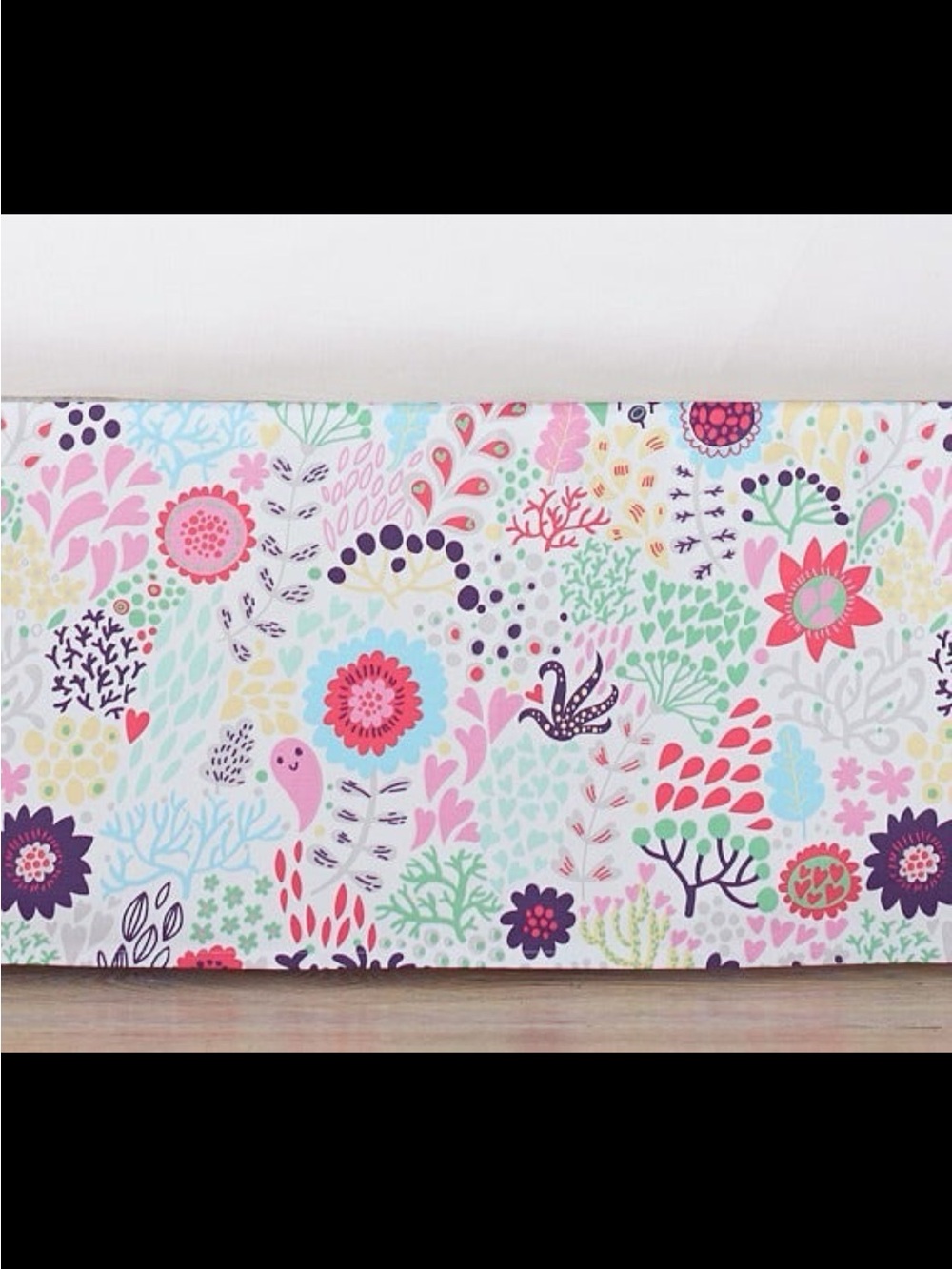 New Cotton 16“ Drop Printed Floral Bed Skirt Twin Size 39" W x 76"L